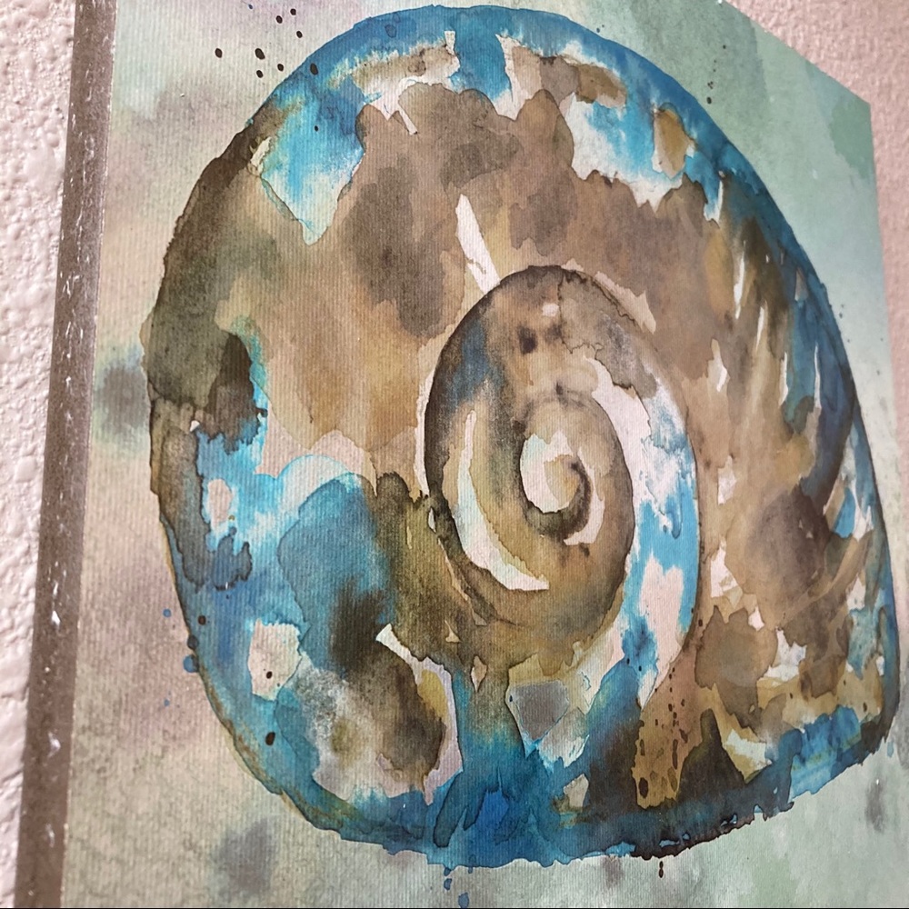 Shell Wood Wall Art - Picture 2 of 3